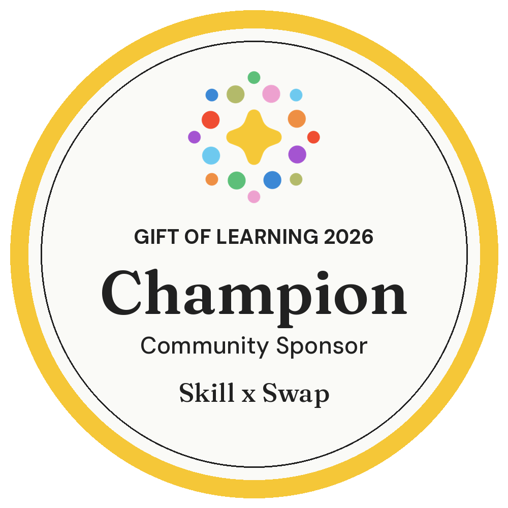 Gift of Learning 2026 champion sponsor badge preview