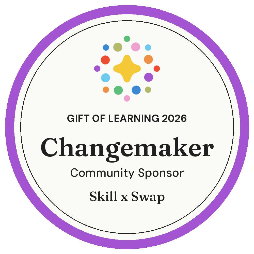 Gift of Learning 2026 changemaker sponsor badge preview