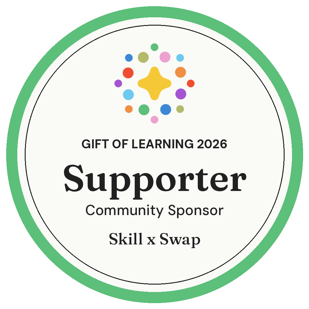 Gift of Learning 2026 supporter sponsor badge preview